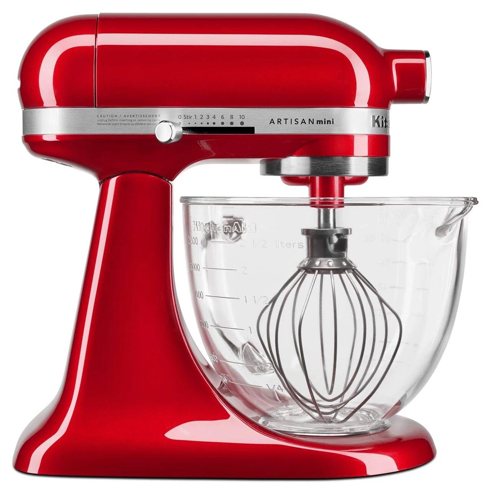Стеклянная чаша KitchenAid 3,5 кварты (подходит для KitchenAid Tilt-Head Mini 3,5 кварты Sta... - Изображение 2 из 4
