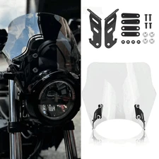 Windshield Windscreen W/ Bracket Fit For Kawasaki ELIMINATOR 400/450 500 2023+