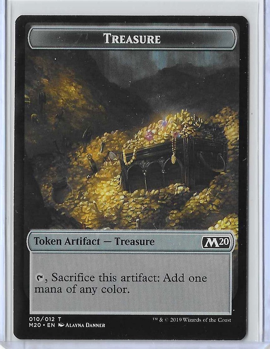MTG Treasure Core Set 2020 (M20) Token Magic Card #010/012 Unplayed