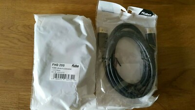 Neu! OVP! 2 HDMI Anschlusskabel FUBA 2,00 m FHD 200 Kabel Hochgeschwindigkeit