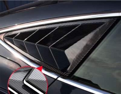 For Audi A7 S7 RS7 2012-2018 Carbon Fiber Quarter Window Louver