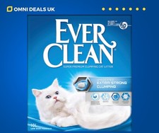 Ever Clean Extra Strong Clumping Cat Litter 10L/20L Unscented, Low Dust
