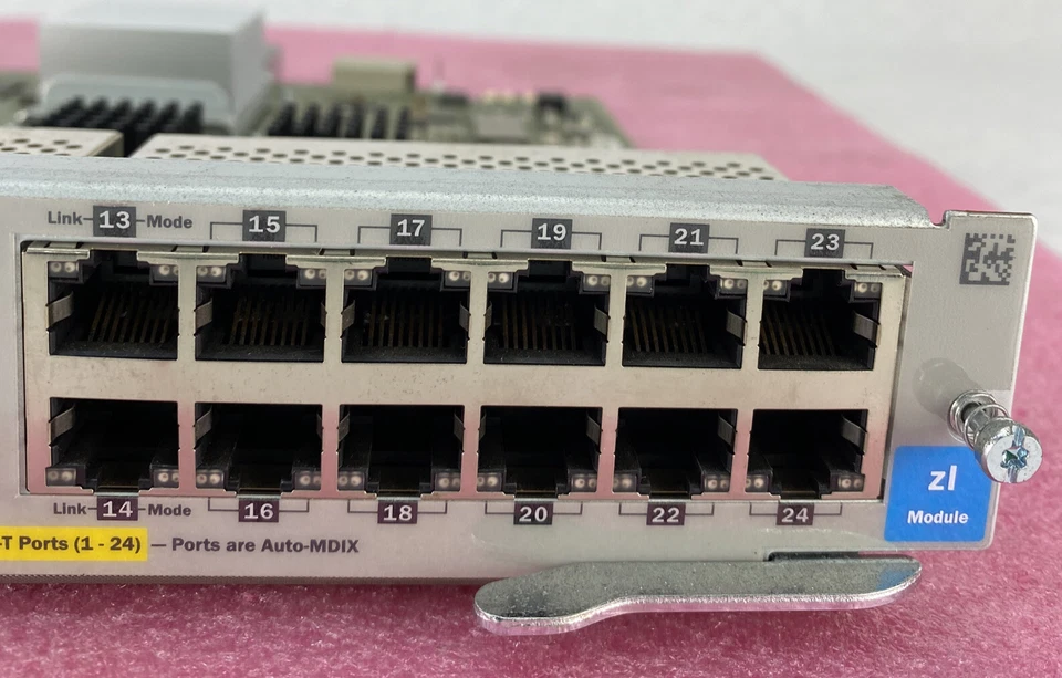 HP ProCurve Gig-T PoE E5406 zl Switch Module J9534A 5064-2002 A-5333-D3 NO POWER - Image 3 of 4