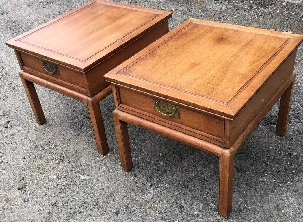 Hekman mid cheap century end table