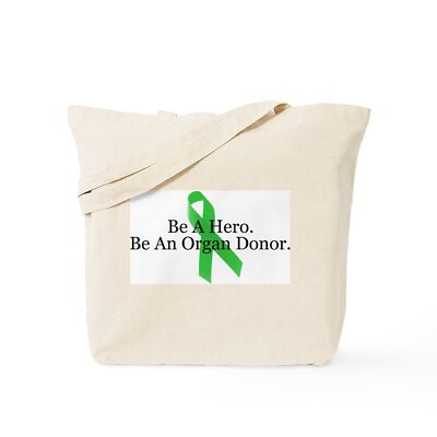 CafePress Bold Organ Donor Tote Bag (48349609)