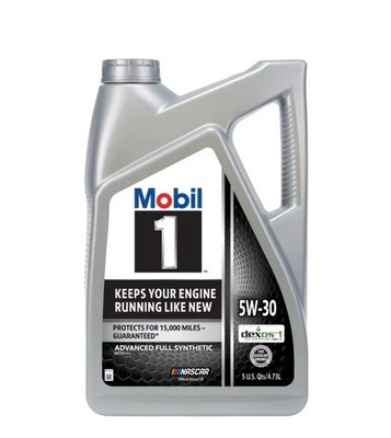 Mobil 1 Advanced Full Synthetic Motor Oil 5W-30,5 Quart, Sludge Prevention