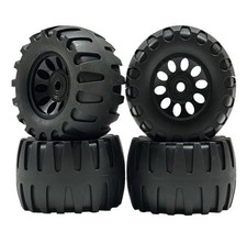 Monster Off Road Skateboard Wheels 112mm X 62mm With Abec 7 Bearings Installed