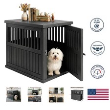Versatile Indoor Dog Crate with Stylish Tabletop - Perfect for Small-Medium Pets