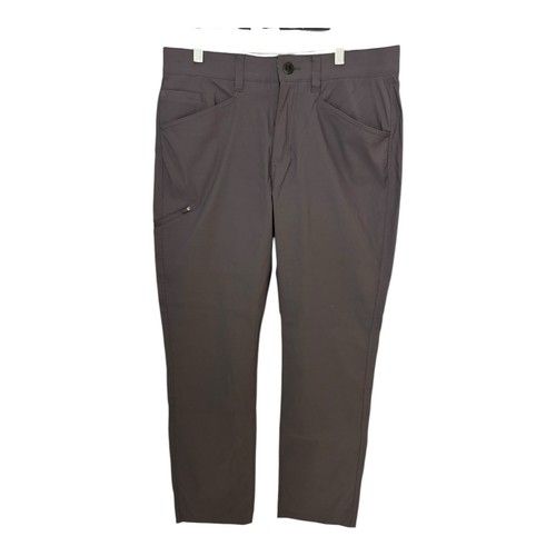 Orvis Gray Water Resistant Outdoor Nylon Pants Men’s 34x32 Stretch Hiking Camp