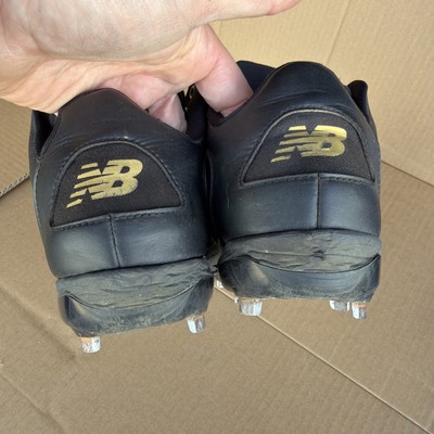 New Balance S01 Turf Shoes 7.5M 9W Black Gold Shohei Ohtani FuelCell Cleat Shohei Ohtani New Balance Cleats Metal Used SO1 Black/Gold  main image 4