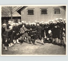 1917 Primera Guerra Mundial Pelham Bay Estación de Entrenamiento Naval Partido de Boxeo Foto