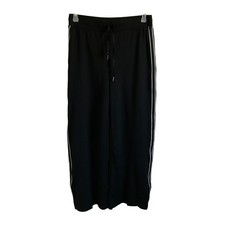 Boston Proper Black Wide Leg Athleisure Casual Pants - Size Medium