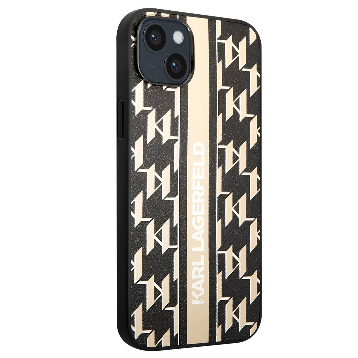 Coque iPhone 14 Plus Karl Lagerfeld Stripe Noir idéale pour le quotidien