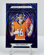 2024 Panini Photogenic TROY FRANKLIN Rookie Black  ONE OF ONE Broncos RC 1/1