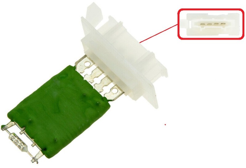 Résistance chauffage 6441V8 anti-surchauffe pour ventilation Peugeot 207 CC