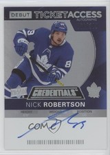 2021-22 Credentials 2020-21 Debut Ticket Access 50/199 Nick Robertson Auto s4p