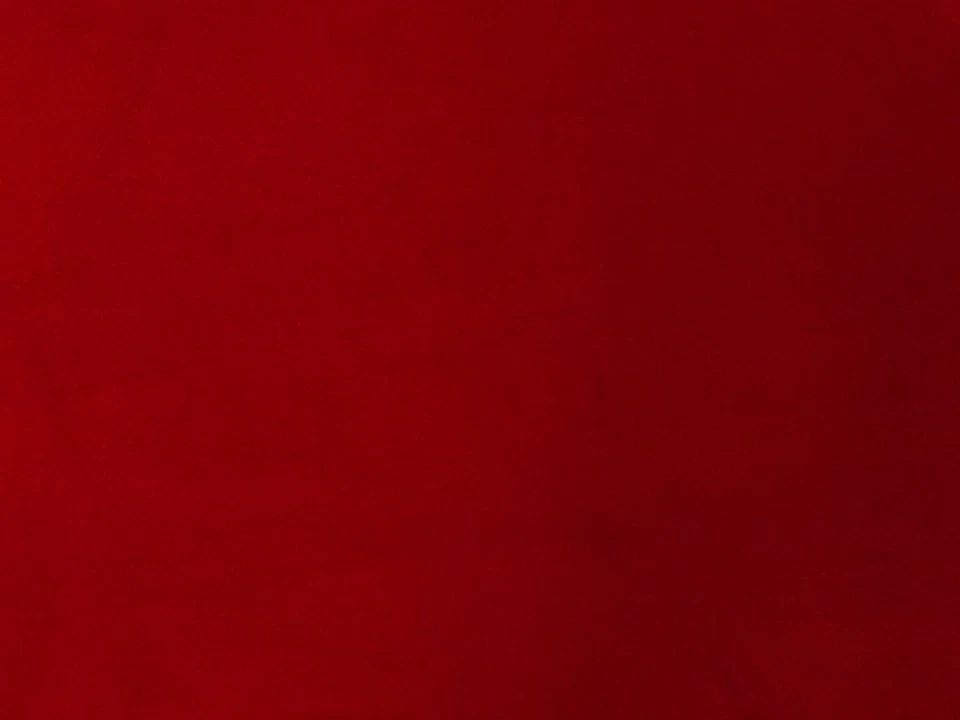 Tela de terciopelo de terciopelo de algodón rojo para coser cortinas artesanales se venden por yarda Foto 2 de 3