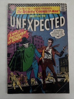Tales of the Unexpected #95 DC Comics July 1966 Chamelo-Man VTG See Pics
