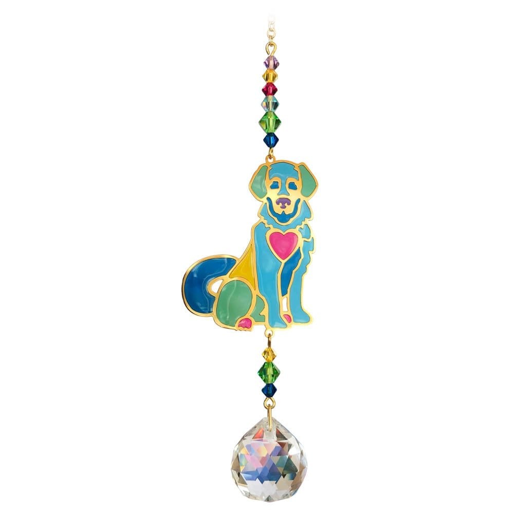 Wild Things Gifts Puppy Bright Crystal Suncatcher