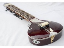 Sitar Electric Fusion Red Finish Dual Pickup Studio Model GSM068