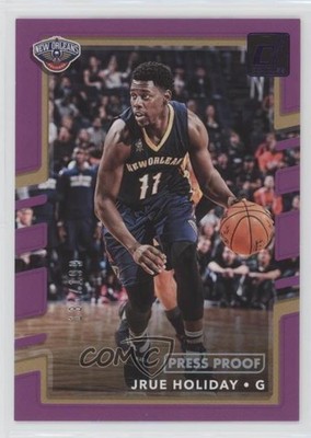 2017-18 Panini Donruss Press Proof Purple 135/199 Jrue Holiday #93 1h1