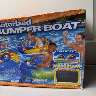 未使用 バンパーボート Banzai Motorized BUMPER BOAT Banzai Battle Blast Submarine Blaster Inflatable Pool Float Water