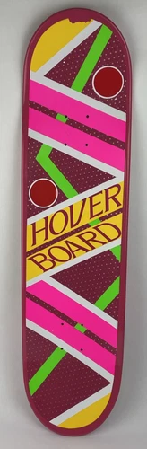 Michael J Fox BACK TO THE FUTURE Skate Hoverboard Skateboard Deck 8.25" x 32"