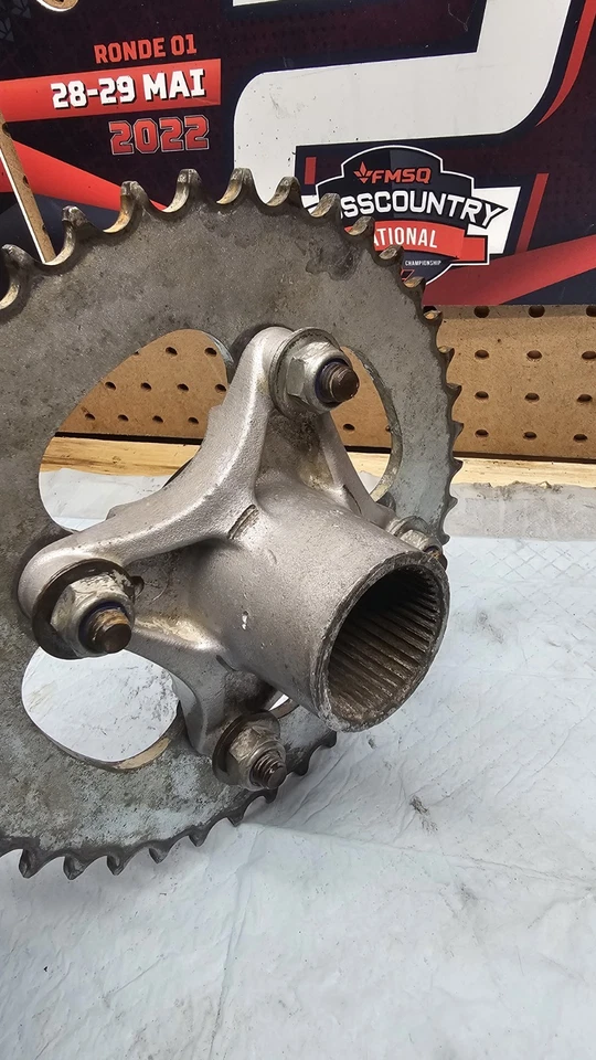 08 Can-Am DS450 EFI 2x4 Rear Sprocket & Hub Rear Hub Sprocket Hub Can Am Ds 450 - Image 4 of 4