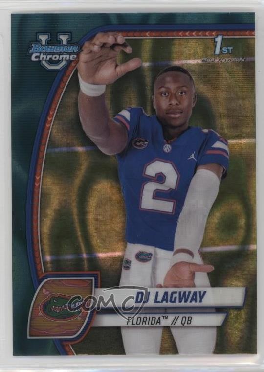 2024 Bowman U Chrome Teal Lava Refractor DJ Lagway #63