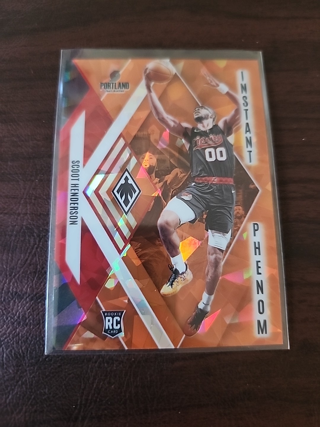 2023-24 Phoenix Scoot Henderson Instant Phenom Orange Ice /249 Trail Blazers #10