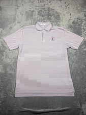 Peter Millar Polo Shirt Mens XL Striped Summer Comfort Golf U.S. Open Pinehurst