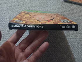 Bonk's Adventure NEC TurboGrafx 16 TurboDuo Hu Card Game COMPLETE IN BOX