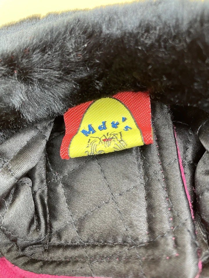 Max’s Closet Fancy 粉色狗连衣裙 冬季穿内衬 人造毛皮装饰 — 第 3/4 张图片