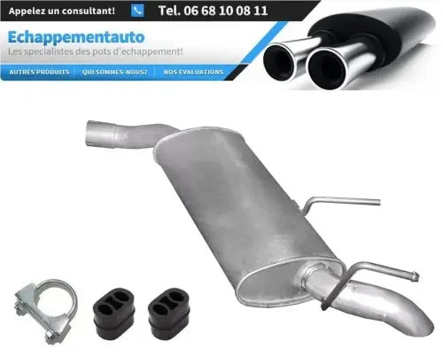 Échappement arrière Opel Vectra C 1.9 CDTi break réparation fuite silencieux avec FAP