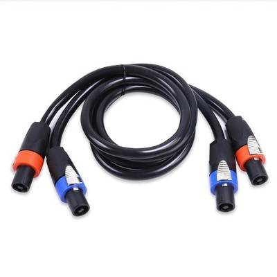 Colored Speakon Cables 12 Feet 4 Conductor 4 Wire Pro PA DJ Speaker Audio Cable