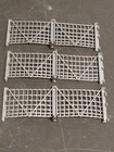 RARE NM MARX #5980 SEARS SHOPPING CENTER SET OF 3 GRAY SECTIONS OF FENCE