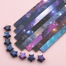 CKNCY 1080 Sheets Starlit Sky Origami Star Paper Strips 16 Different Styles