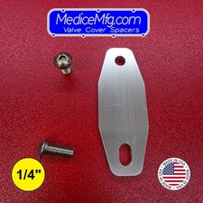 Aluminum Fuel Pump Block-off Plate 14 Thick Ford Cleveland 351c 351m 400m Aluminum Fuel Pump Block-off Plate 14 Thick Ford Cleveland 351c 351m 400m