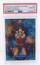 2024 KAKAWOW WARNER BROTHERS COSMOS WONDER WOMAN FIREWORKS #24 PSA 10