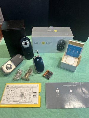 NEST X YALE Smart Lock with Connect Satin Nickel OPEN BOX NEW