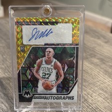 2023-24 Panini Mosaic Jordan Walsh Rookie Auto Choice Black Gold Prizm #2/8 Cel…