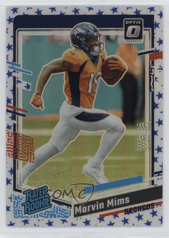 2023 Panini Donruss Optic Rated Rookie Stars Prizm Marvin Mims #231 Rookie RC