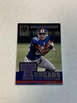 2014 Donruss Elite Throw Back Threads Mario Mannigham /199