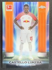 Castello Lukeba 2023-24 Topps Chrome Bundesliga Ultrabeam Orange /25 #UB-4