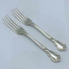 Gorham Chantilly Sterling Silver Luncheon Fork 6 7/8" 2 Piece Set