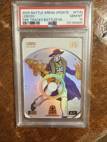 Bo Jackson Battle Arena #FT-43 Leboss Lebron James Fire Tracks PSA 10
