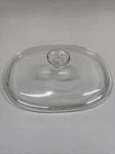 VTG Pyrex Replacement Clear Glass Oval Lid For Corning Ware Casserole # F12C