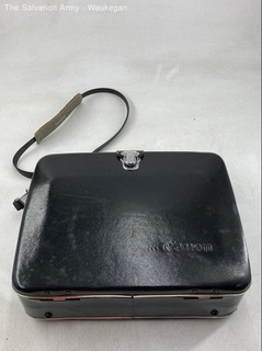 Canon Auto Zoom 518 Super 8 Black Silver Camcorder With Lens In Carrying Case