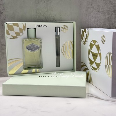 Prada Infusion Iris 2 Piece Gift Set Eau de Parfum - 3.3oz Full Sz + 10ml Travel
