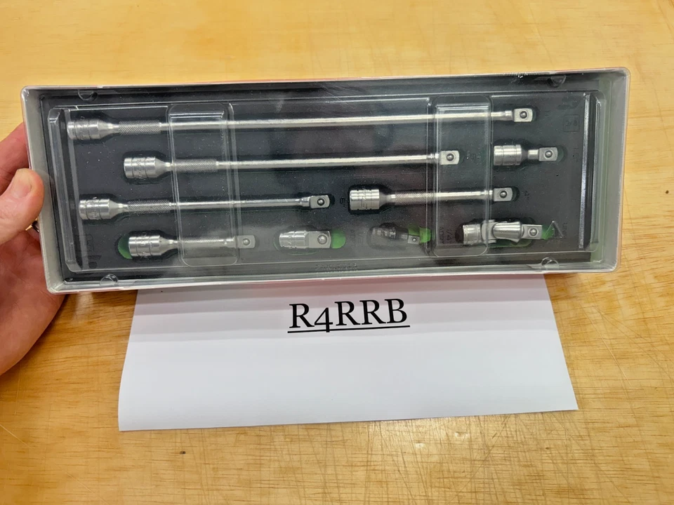 Snap-on Tools USA NEW GREEN 3/8" Drive Extension Adaptor Foam Kit Set 209AFXAFG - Image 4 of 4